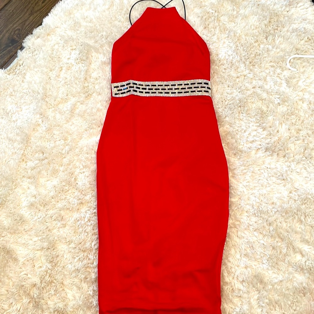 Red dress